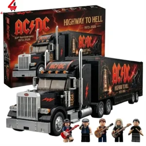 Acdc Highway To Hell 53rd Anniversary Collectors Edition Building Blocks Set 1 lK47S