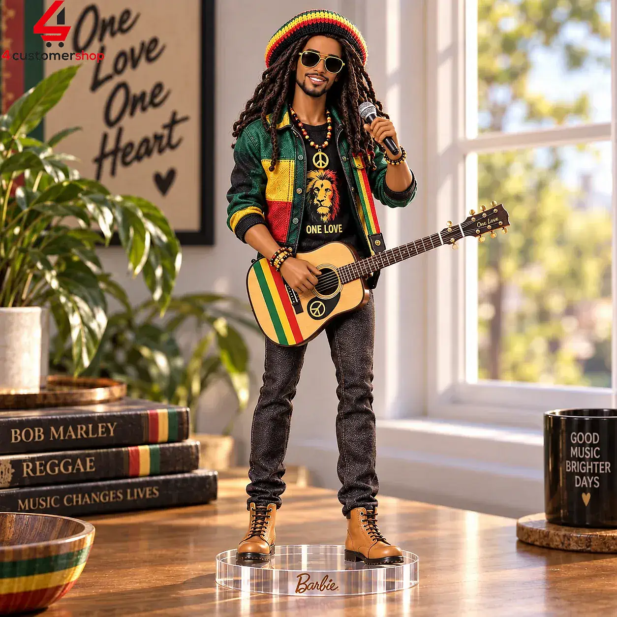 Bob Marley Legend Album Barbie Figure Doll