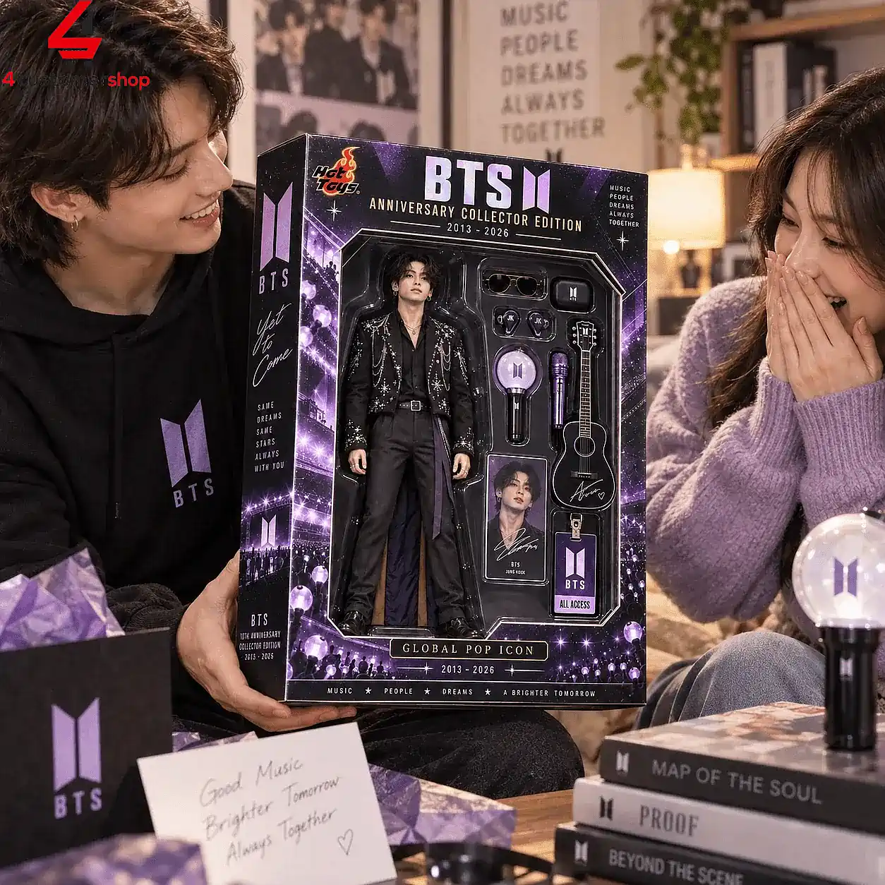 BTS Jungkook 2013-2026 Anniversary Collector Edition Hot Toys Figure BTS Jungkook 2013-2026 Anniversary Collector Edition Hot Toys Figure