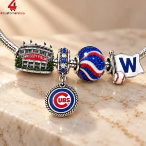 Chicago Cubs Pandora Charm Bracelet Set 1 V8ZFG