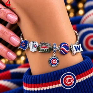 Chicago Cubs Pandora Charm Bracelet Set 2 zr5GX