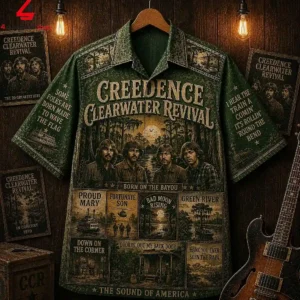 Creedence Clearwater Revival Ccr Have You Ever Seen The Rain Hawaiian Shirt 1 Qd8ap