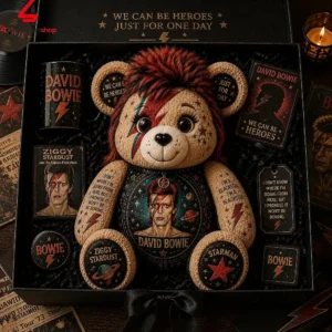 David Bowie Im A Black Star Custom Teddy Bear Plush Toy 1 9IzAC