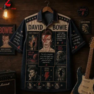 David Bowie Starman Hawaiian Shirt 1 9HdgE