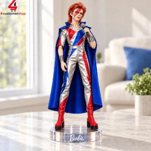 David Bowie Ziggy Stardust Space Suit Barbie Figure Doll 2 2kF73