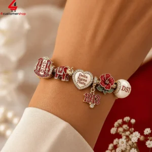 Delta Sigma Theta Pandora Charm Bracelet Set 1 tIZQz