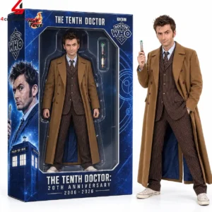 Doctor Who The Tenth Doctor 20th Anniversary 2006 2026 Hot Toys Figure 1 FEYYs