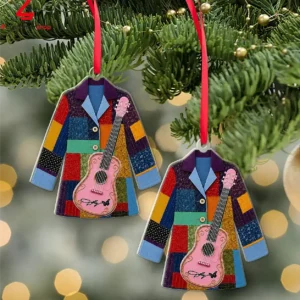 Dolly Parton Coat Pink Guitar Christmas Ornament 3 o3nrR