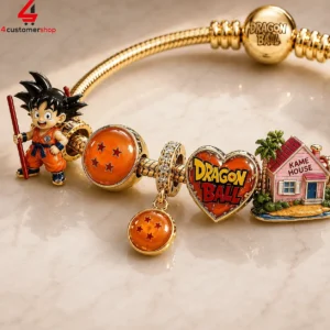 Dragon Ball Pandora Charm Bracelet Set 2 M1YNo