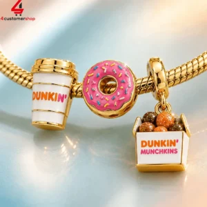 Dunkin Donuts Pandora Charm Bracelet Set 1 JShcw
