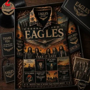Eagles Band Hotel California Hawaiian Shirt 2 QpySO