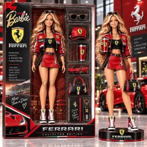 Ferrari Passion Drives A Brighter Tomorrow Barbie Figure Doll 1 QsGmW