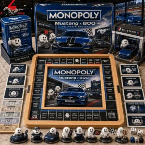 Monopoly Mustang X Boo Collector Edition board game set