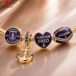 Fremantle Dockers Pandora Charm Bracelet Set 2 4JiJ3
