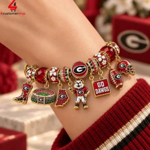 Georgia Bulldogs Go Dawgs Pandora Charm Bracelet Set 1 pZyiQ