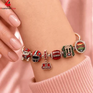 Georgia Bulldogs Ncaa Pandora Charm Bracelet Set 1 16K1v
