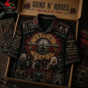 Guns N Roses Gunners Sweet Child O Mine Hawaiian Shirt 2 Yv1Oj