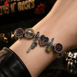 Guns N Roses Pandora Charm Bracelet Set 1 yl5V7