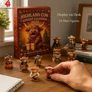 Highland Cow 24 Days Of Festival Fun Advent Calendar 1 7QgEH