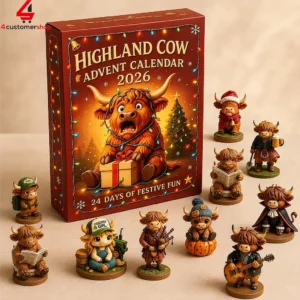 Highland Cow 24 Days Of Festival Fun Advent Calendar 3 sGW7G