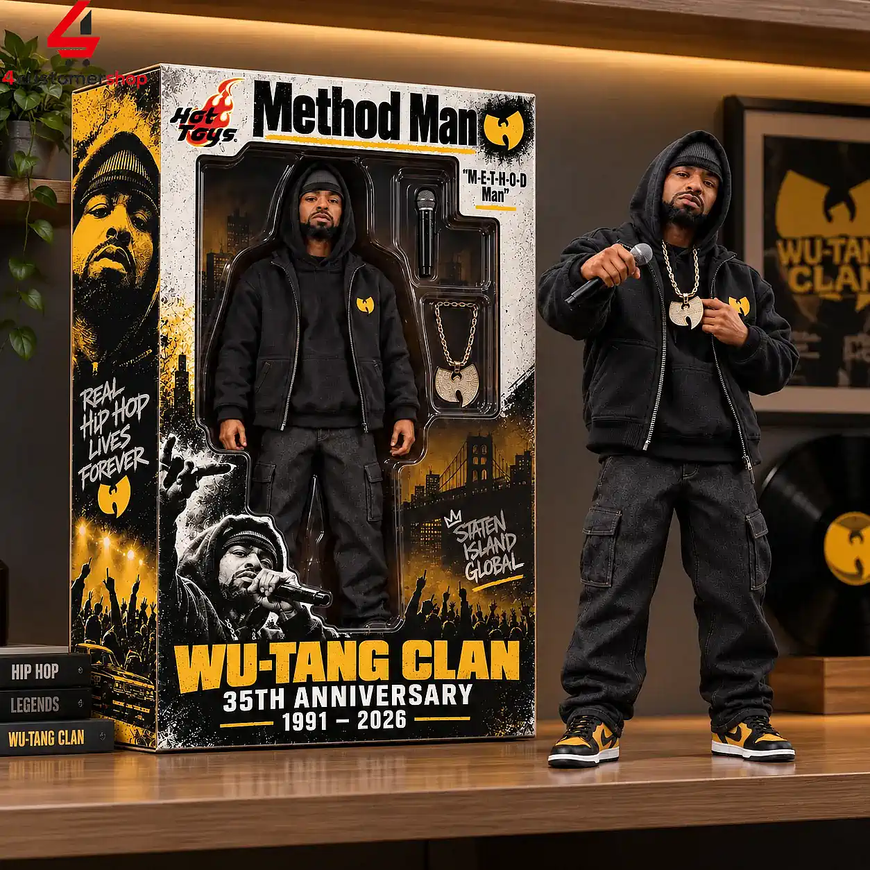 Hot Toys Method Man Wu-Tang Clan 35th Anniversary 1991-2026 Figure