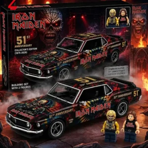 Iron Maden Piece Of Mind 51st Anniversary Collectors Edition Building Blocks Set 1 ZcewV
