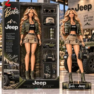 Jeep Adventure Drivers A Brighter Tomorrow Barbie Figure Doll 1 w29K9