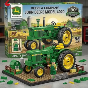 John Deere Model 4020 190th Anniversary Collectors Edition Building Blocks Set 1 NV83c