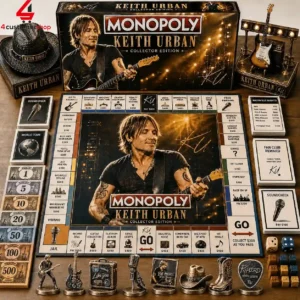 Keith Urban Monopoly Collector Edition board game set with tokens and cards