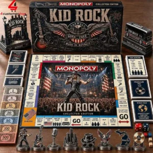 Kid Rock Collector Edition Monopoly board game set with pieces and game board