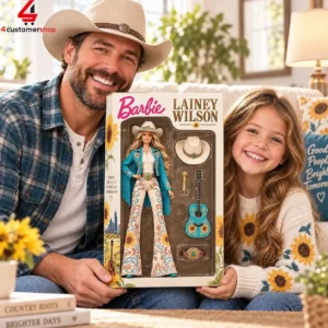 Lainey Wilson Fringe Jacket Hippie Barbie Figure Doll 3 JBhX3