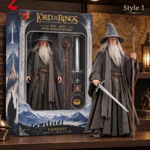 Hot Toys Gandalf the Grey 25th Anniversary action figure with accessories