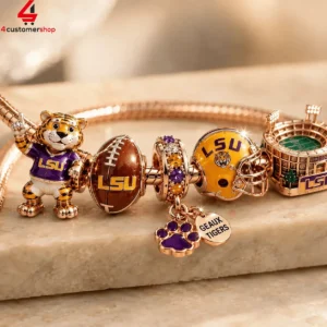 Lsu Tigers Pandora Charm Bracelet Set 1 rITmp