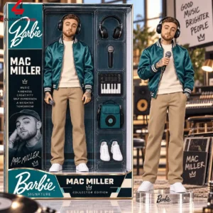 Mac Miller Music Kindness Creativity Self Expression A Brighter Tomorrow Barbie Figure Doll 1 mRvbf