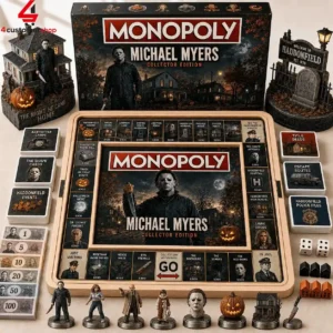 Michael Myers Halloween themed Monopoly collector edition board game set