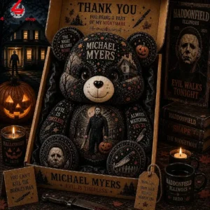 Michael Myers Evil Is Timeless Custom Teddy Bear Plush Toy 1 BmWqk