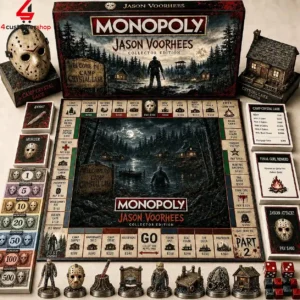 Jason Voorhees Friday the 13th themed Monopoly collector edition board game set