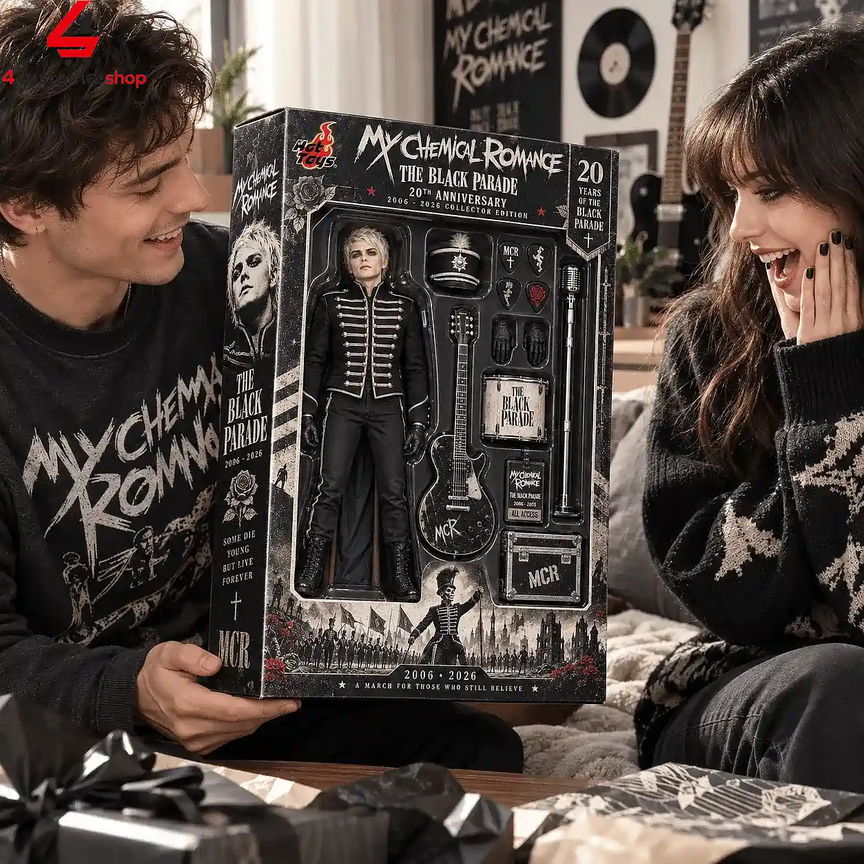 My Chemical Romance The Black Parade 20th Anniversary Hot Toys Figure