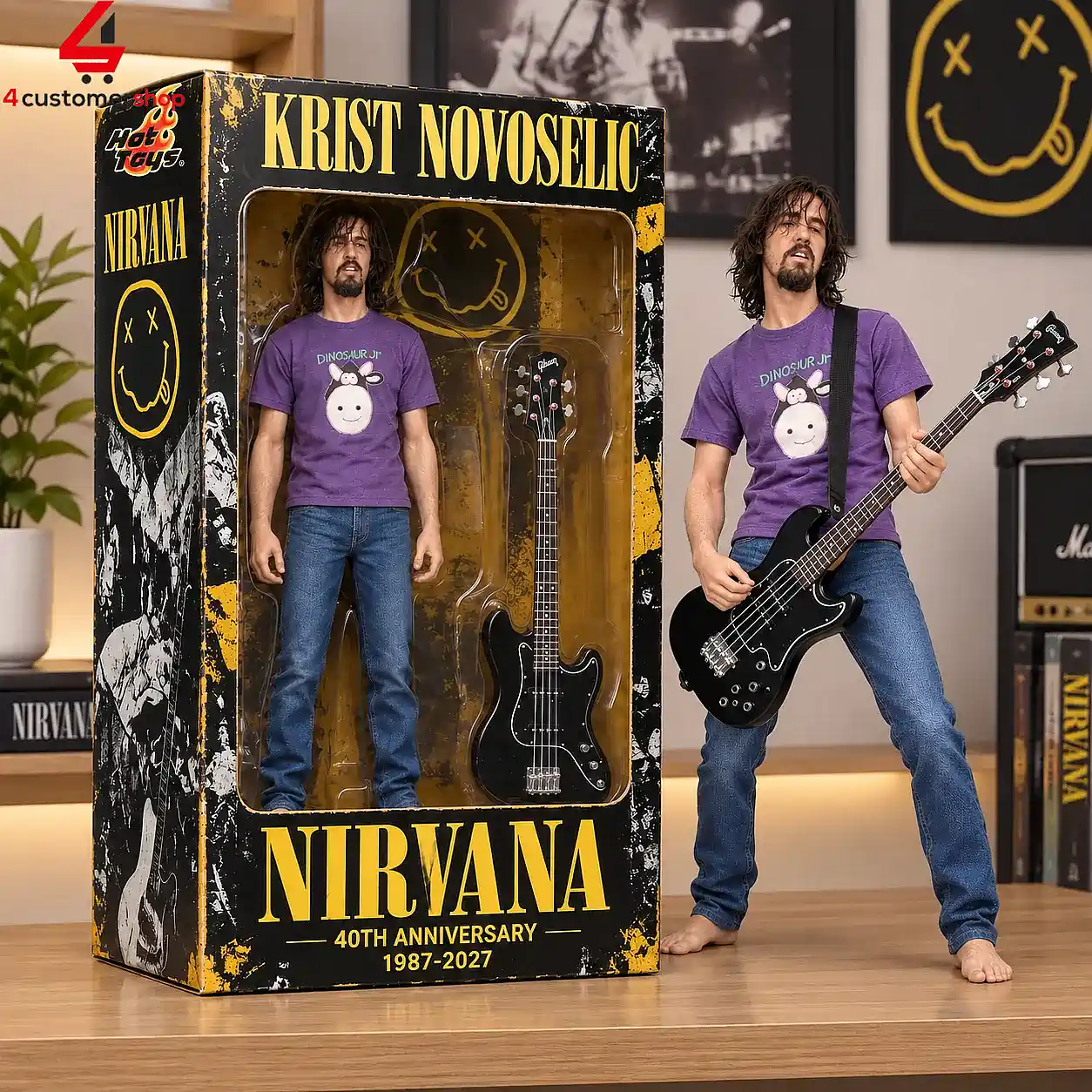 Nirvana Krist Novoselic 40th Anniversary 1987-2027 Hot Toys Figure