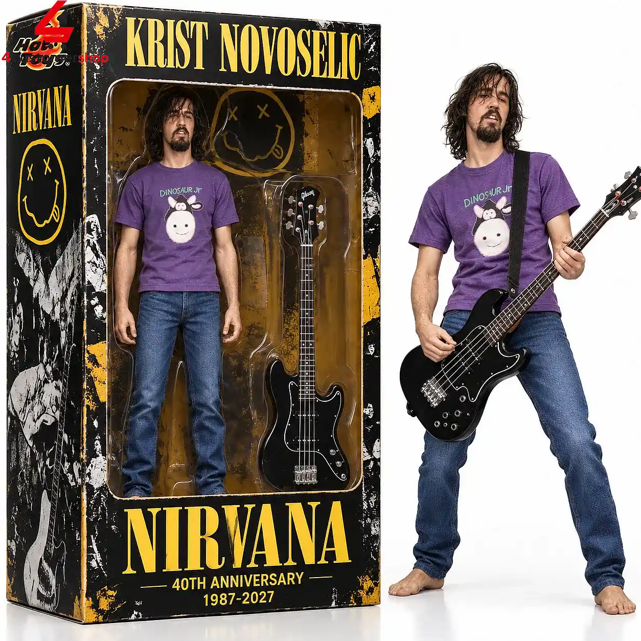 Nirvana Krist Novoselic 40th Anniversary 1987-2027 Hot Toys Figure