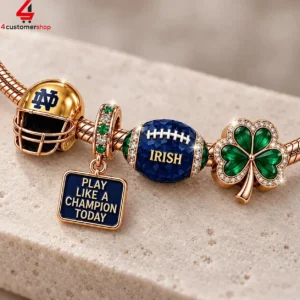 Notre Dame Fighting Irish Pandora Charm Bracelet Set 2 GJU91