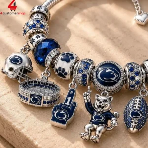Penn State Nittany Lions Pandora Charm Bracelet Set 1 0ImlP