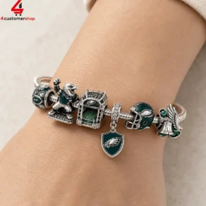 Philadelphia Eagles Pandora Charm Bracelet Set 2 lEifo