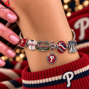 Philadelphia Phillies Citizens Bank Park Pandora Charm Bracelet Set 1 ly8ig