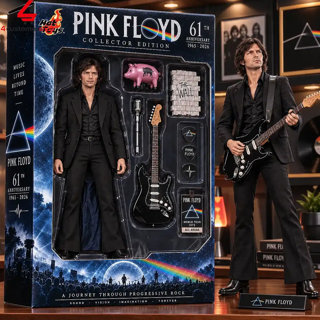 Pink Floyd David Gilmour 61th Anniversary 1965-2026 Commemorative