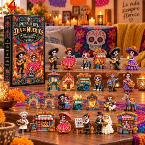 Pueblo Del Dia De Muertos Day Of The Dead 24 day Collectible Countdown 2026 Advent Calendar 2 nx65W