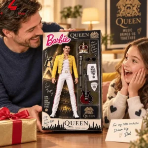 Queen Freddie Mercury Legends Never Fade Barbie Figure Doll Set 2 ELKq3