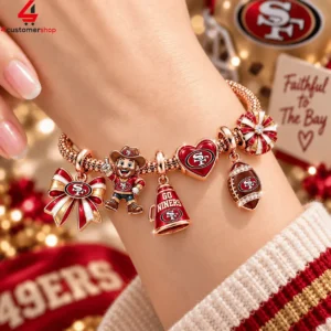 San Francisco 49ers Go Niners Pandora Charm Bracelet Set 2 w0Tsq