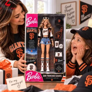 San Francisco Giants MLB Game Day Outfit Barbie Doll Figure