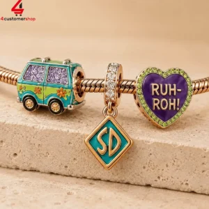 Scooby doo Pandora Charm Bracelet Set 2 mRswI